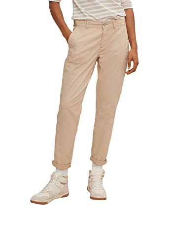 Comma CI Damen Hose 7/8 Freizeithose, 8212 beige, 34 von comma