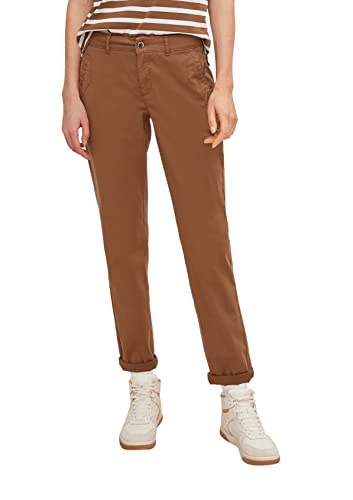 Comma CI Damen Hose 7/8 Freizeithose, 8484 Brown, 42 von comma