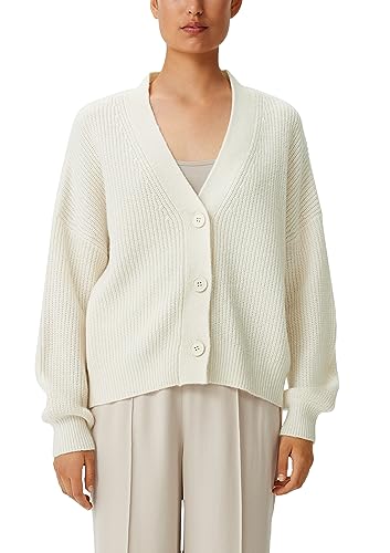 comma Damen 60.2.62.17.172.2134924 Strickjacke, 8009 beige, 46 von comma