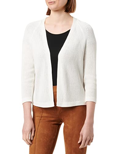 comma Damen 60.2.62.17.172.2135244 Strickjacke, 0120 weiß, 36 von comma