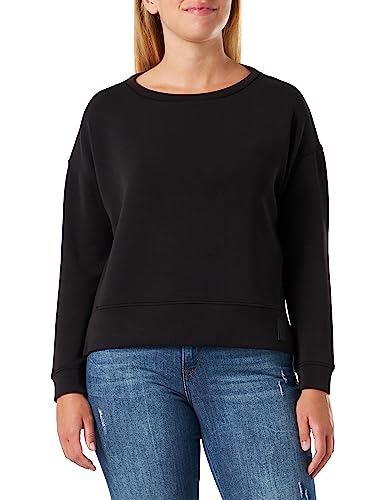 comma Damen 60.2.62.14.140.2137618 Sweatshirt, 9999 schwarz, 40 von comma