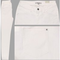 Comma June Damen Ankle Jeans off white denim 40 von Comma CI