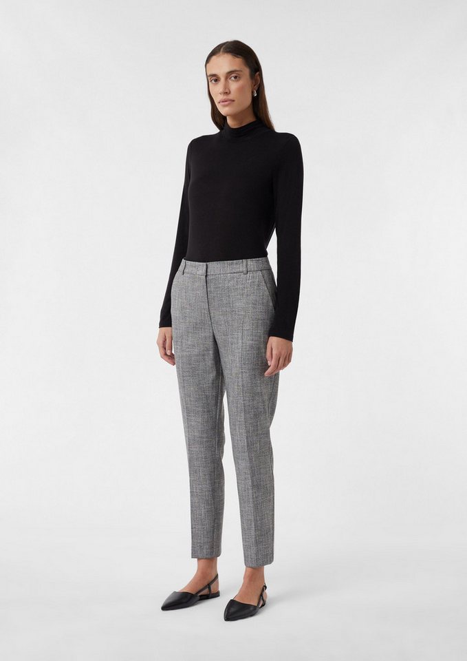 comma 7/8-Hose Hose Melierte Cigarette-Pants von comma