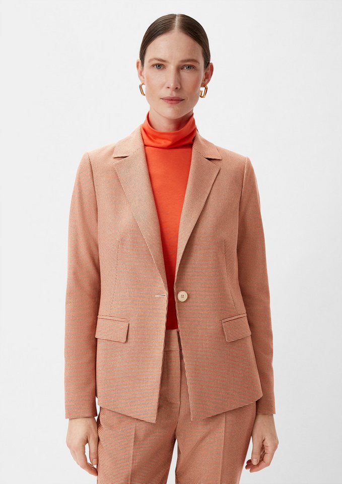 comma Jackenblazer Indoor-Blazer Blazer aus Viskosemix (1-tlg) comma Jackenblazer Indoor-Blazer Blazer aus Viskosemix (1-tlg) von comma