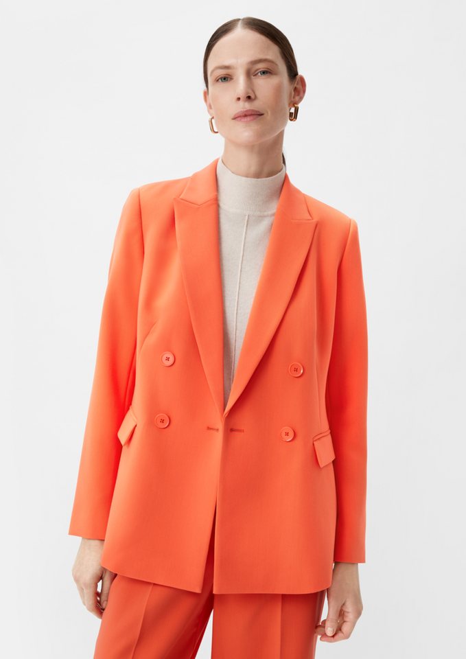 comma Blusenblazer Blazer mit doppelreihigen Knöpfen von comma