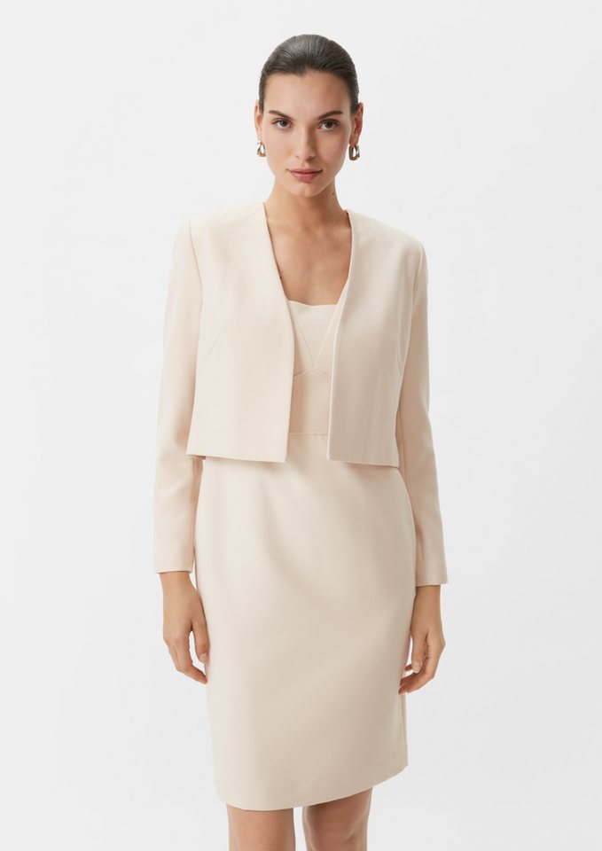 Comma Blusenblazer Bolero mit Taftfutter von Comma