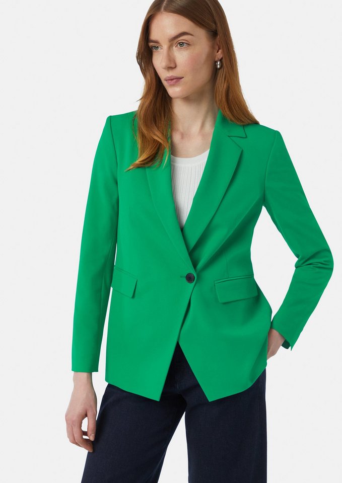 comma Blusenblazer Hochwertiger Blazer mit asymmetrischem Verschluss von comma