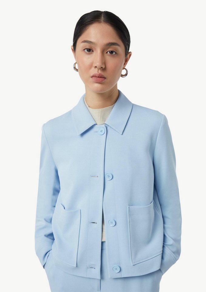 comma Jackenblazer Indoor-Jacke Jacke im Boxy Cut mit Strukturmuster (1-tlg) von comma