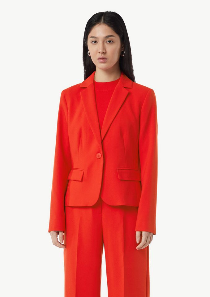 Comma Blusenblazer Taillierter Blazer mit Pattentaschen von Comma