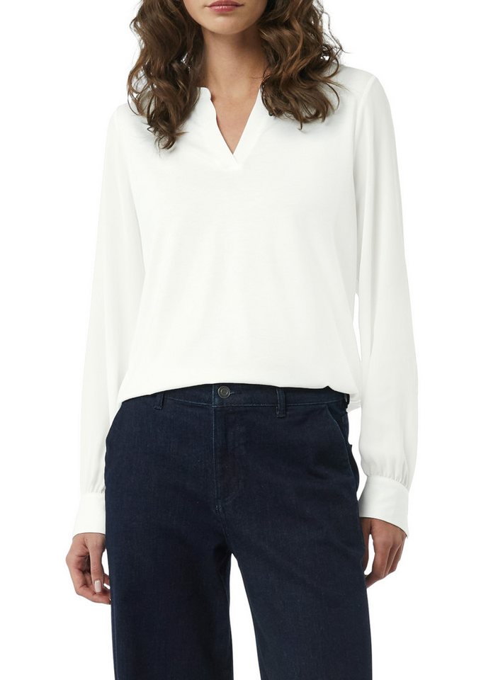 Comma Blusenshirt in Unifarbe von Comma