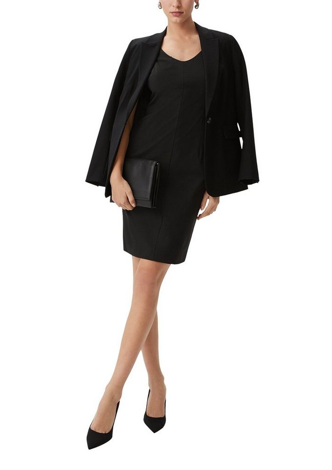comma Cocktailkleid mit Reißverschluss am Rücken von comma