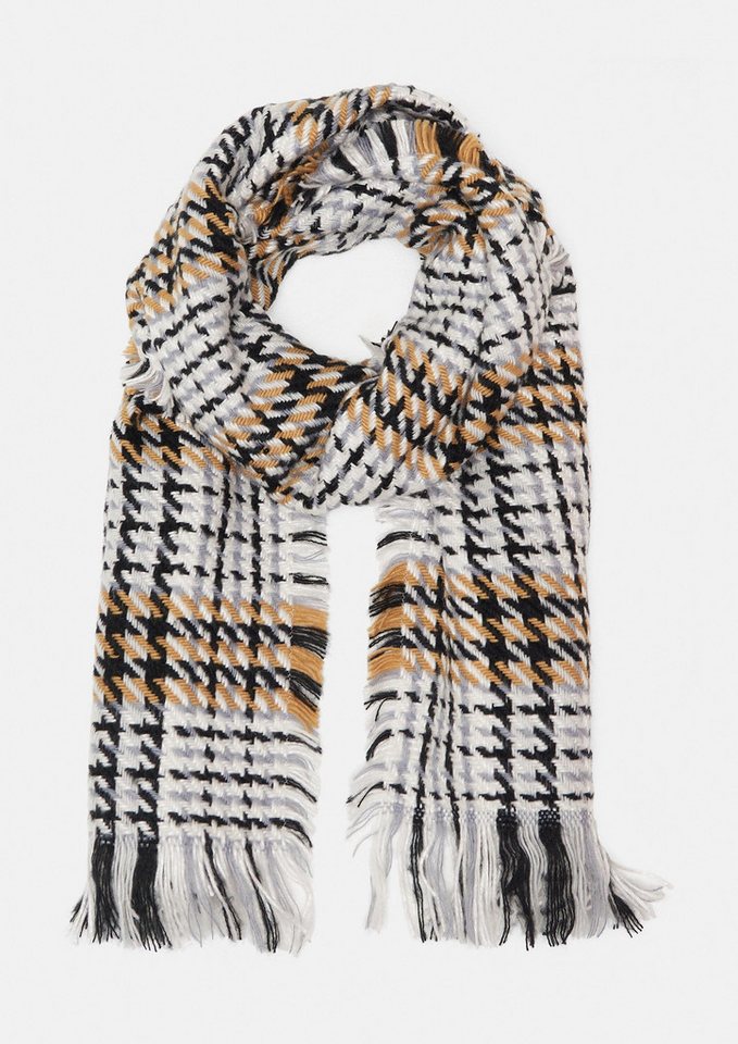 comma Schal Tuch, Kuschelig-weicher Schal mit Fransen von comma