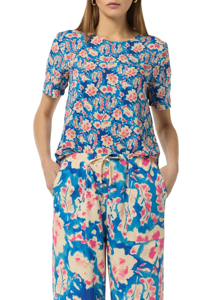 Comma Kurzarmbluse Bluse Comma Kurzarmbluse Bluse von Comma