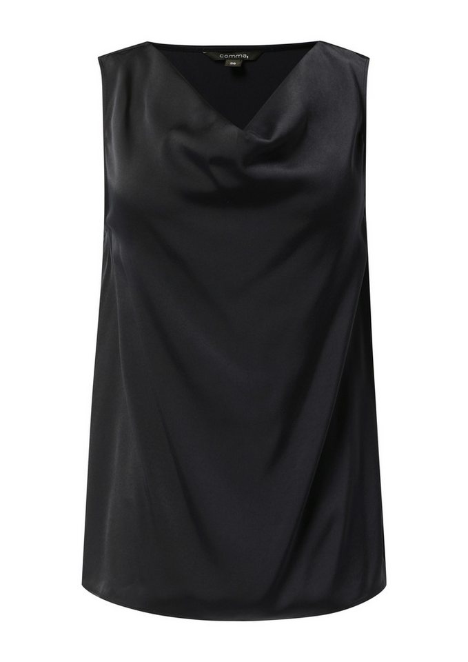 comma Kurzarmbluse Bluse von comma
