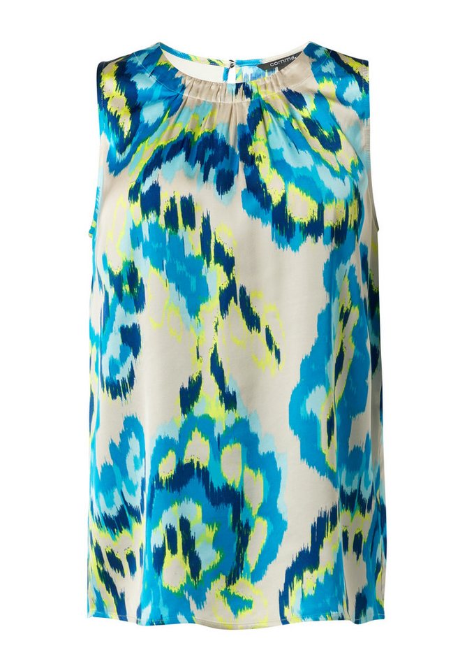 comma Kurzarmbluse Bluse von comma