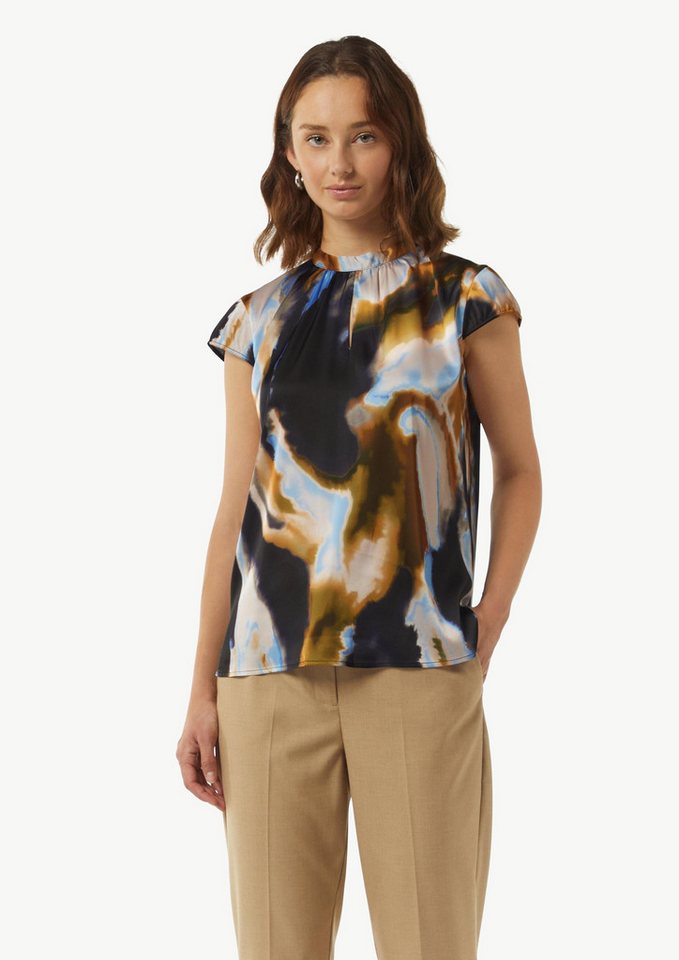 comma Kurzarmbluse Bluse (1-tlg) von comma