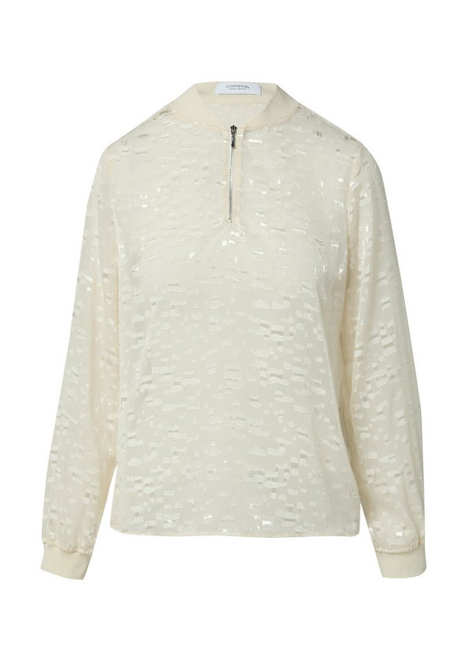 Comma Langarmbluse Bluse von Comma