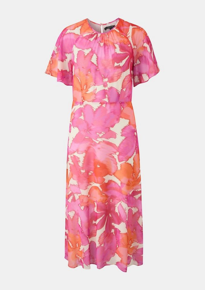 comma Maxikleid Midi-Kleid mit All-over-Print von comma