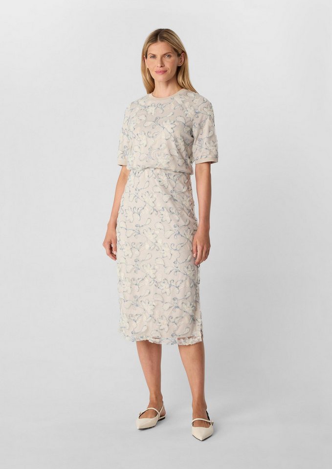 comma Midirock Rock Midirock mit Glitzergarn- und Paillettenapplikation von comma