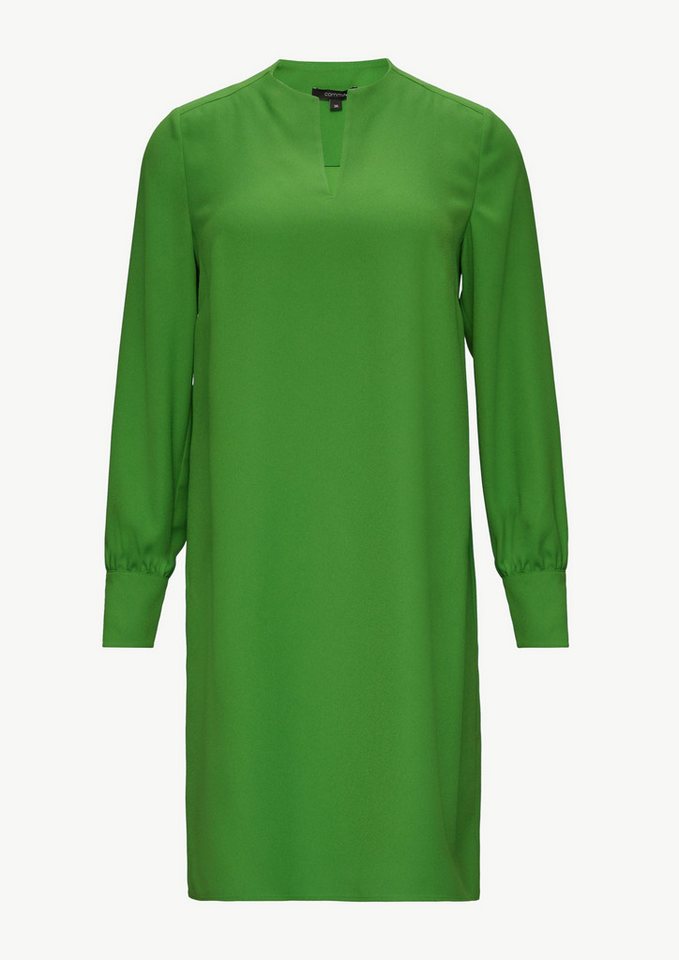 Comma Minikleid Minikleid aus Crêpe mit Tunika-Ausschnitt von Comma