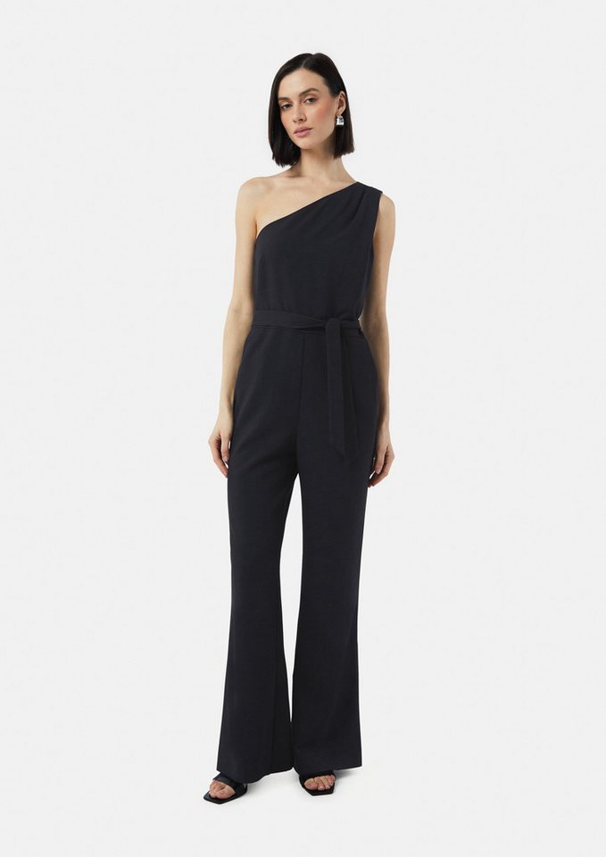 Comma Overall Festiver Oneshoulder-Overall aus Crêpe von Comma