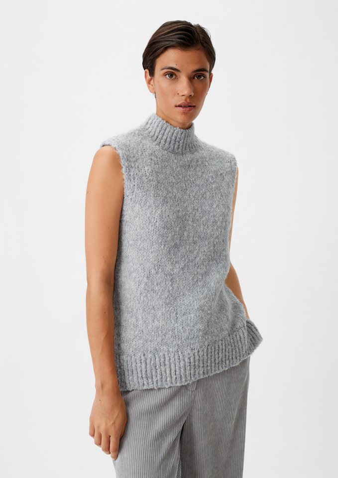 Comma Pullunder Strickpullunder aus Alpakamix von Comma
