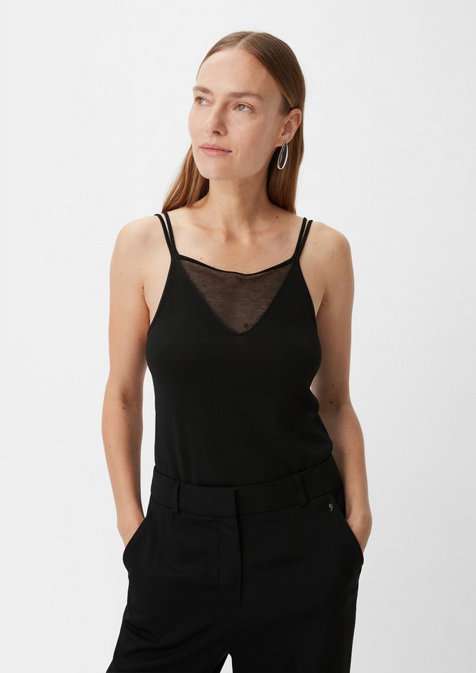 comma Rundhalspullover Strickpullunder (1-tlg) von comma