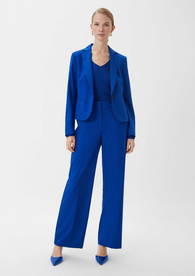 Comma Stoffhose Anzughose mit Wide Leg von Comma