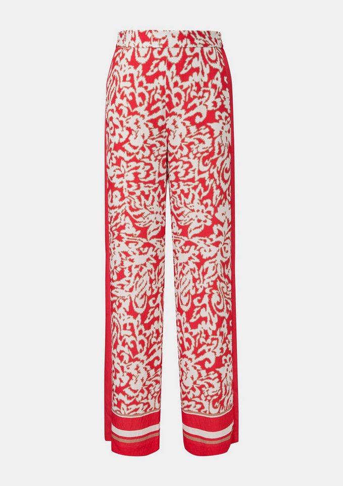 Comma Stoffhose Hose mit All-over-Print Gummizug von Comma