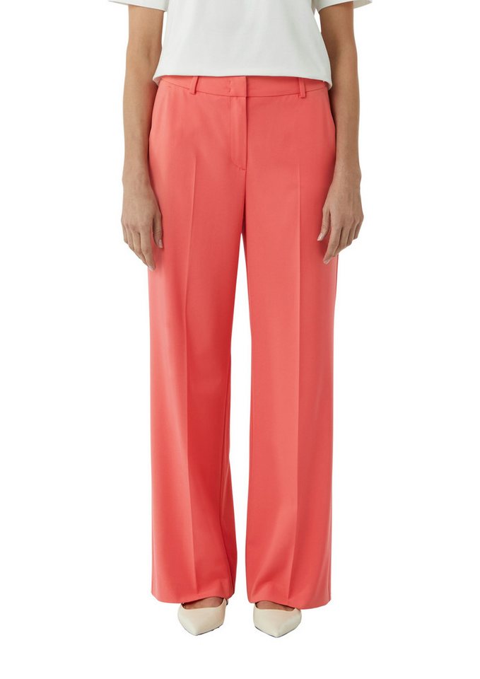 comma Stoffhose Sommerhose mit Bundfalte von comma