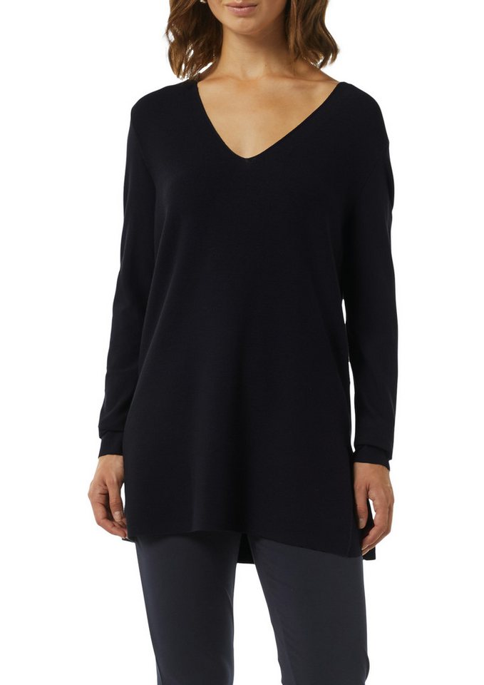 Comma Strickpullover mit Seitenschlitzen von Comma