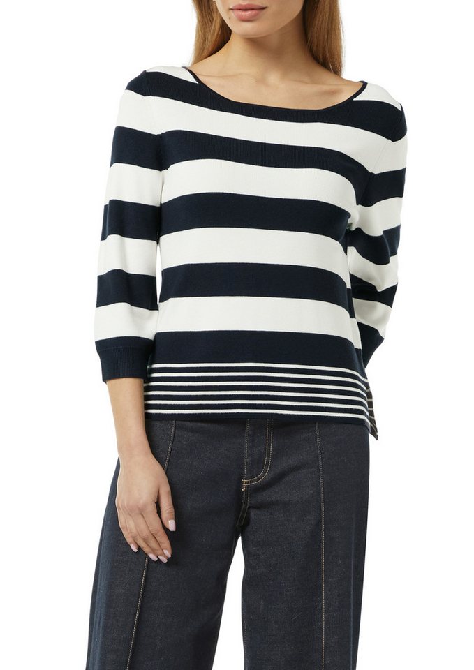 Comma Strickpullover im Streifen-Design von Comma