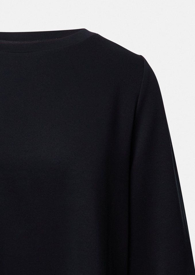 Comma Sweatshirt Sweatshirt mit Ballonärmel und Seitenschlitzen von Comma