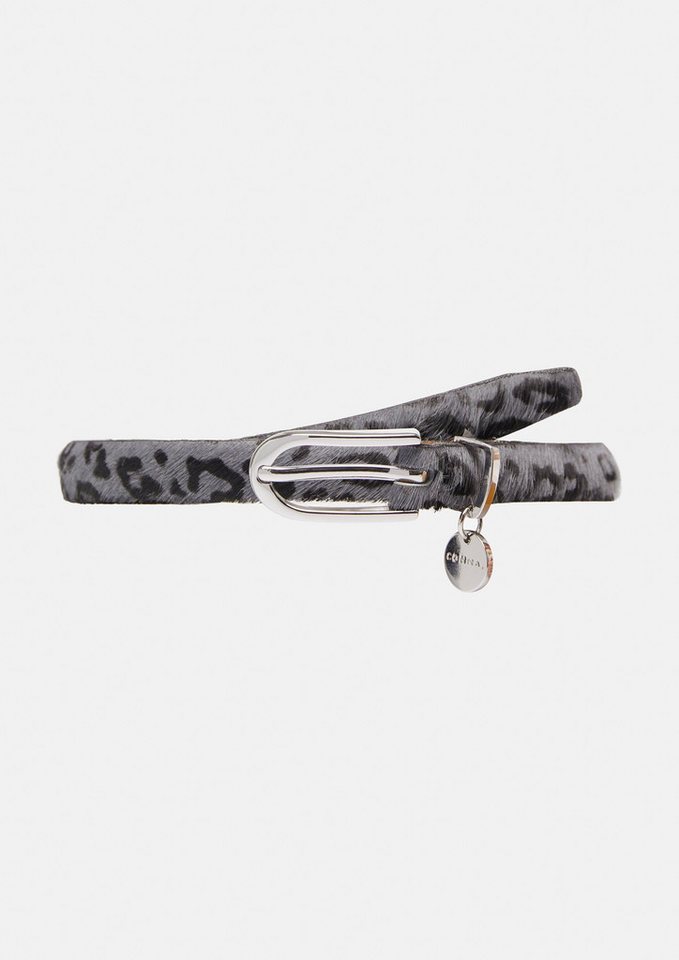 Comma Taillengürtel Ledergürtel in Fell-Optik mit Leo-Print Comma Taillengürtel Ledergürtel in Fell-Optik mit Leo-Print von Comma