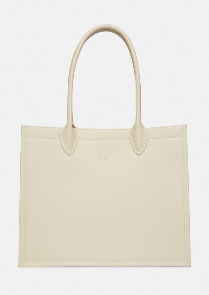 Comma Tragetasche Shopper aus Glattleder mit Magnetverschluss, Tragehenkel Comma Tragetasche Shopper aus Glattleder mit Magnetverschluss, Tragehenkel von Comma