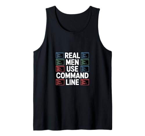 Herren Penetrationstest "Real Men Use Command Line" Humor Tank Top Herren Penetrationstest "Real Men Use Command Line" Humor Tank Top von Command Line Tech Enthusiasts