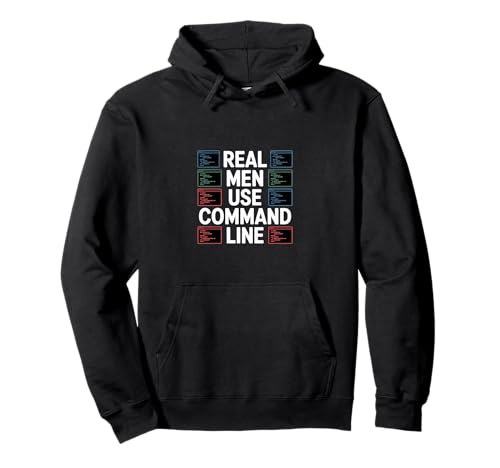 Penetrationstest "Real Men Use Command Line" Humor Pullover Hoodie Penetrationstest "Real Men Use Command Line" Humor Pullover Hoodie von Command Line Tech Enthusiasts