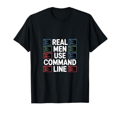 Penetrationstest "Real Men Use Command Line" Humor T-Shirt Penetrationstest "Real Men Use Command Line" Humor T-Shirt von Command Line Tech Enthusiasts