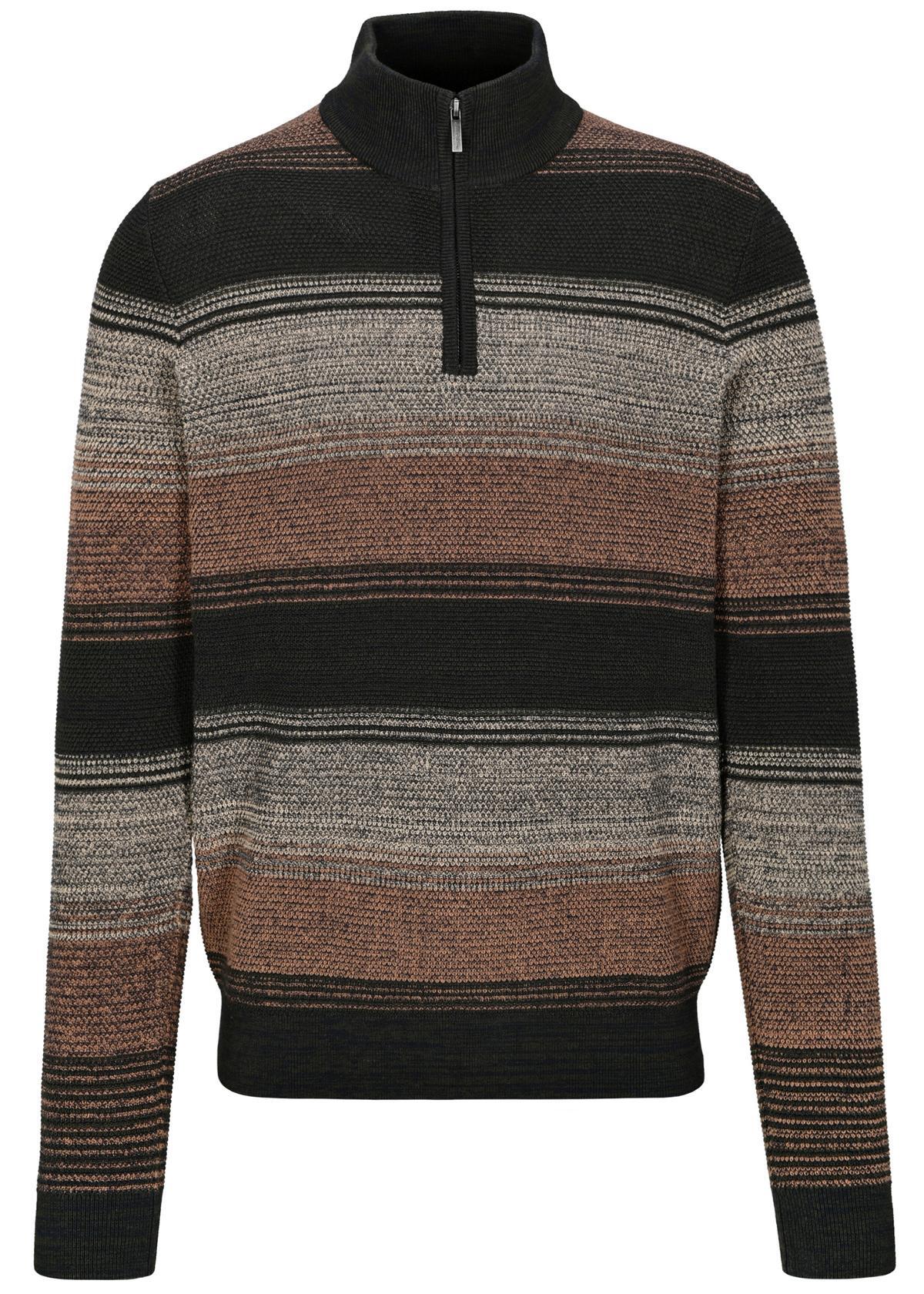 Commander FLAG - Zip Troyer Pullover FOREST - Gr. - L von Commander FLAG