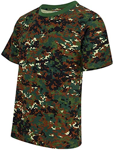 Army Tarn T-Shirt Camouflage Outdoor Tarnmuster Tactical Militär Camo Shirt (XXL, German Digital) von Commando Industries