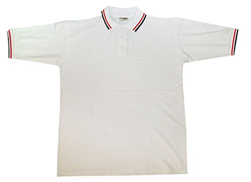 Bequemes Mcallister Polo Shirt T-Shirt Herrenshirt Baumwolle Outdoor Shirt Verschiedene Ausführungen (XXL, Weiß) von Commando Industries