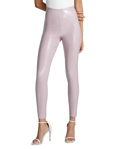 Commando Damen-Leggings aus Lackleder, perfekte Kontrolle, Malvenfarben, M von Commando