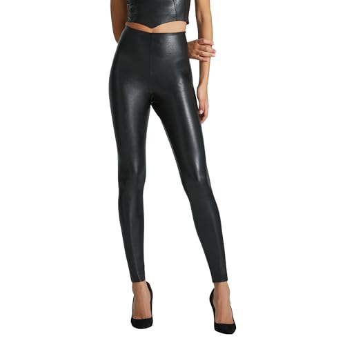 Commando Perfect Control Leder Imitat Leggings-L-Black von Commando