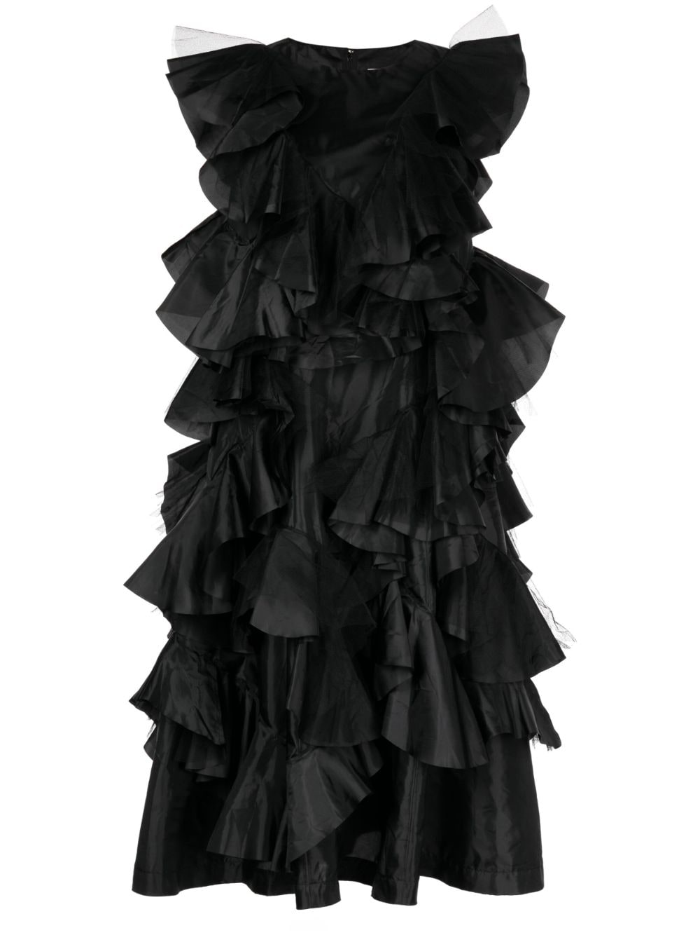 Comme Des Garçons Comme Des Garçons Kleid mit Rüschen - Schwarz von Comme Des Garçons Comme Des Garçons