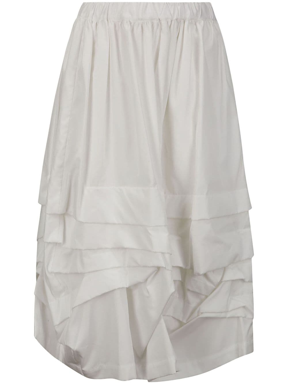 Comme Des Garçons Girl ruffled layered skirt - Weiß von Comme Des Garçons Girl