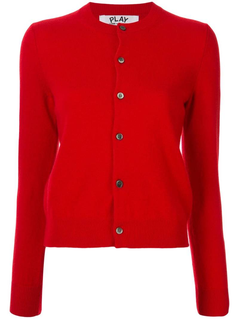 Comme Des Garçons Cardigan mit Knöpfen - Rot von Comme Des Garçons