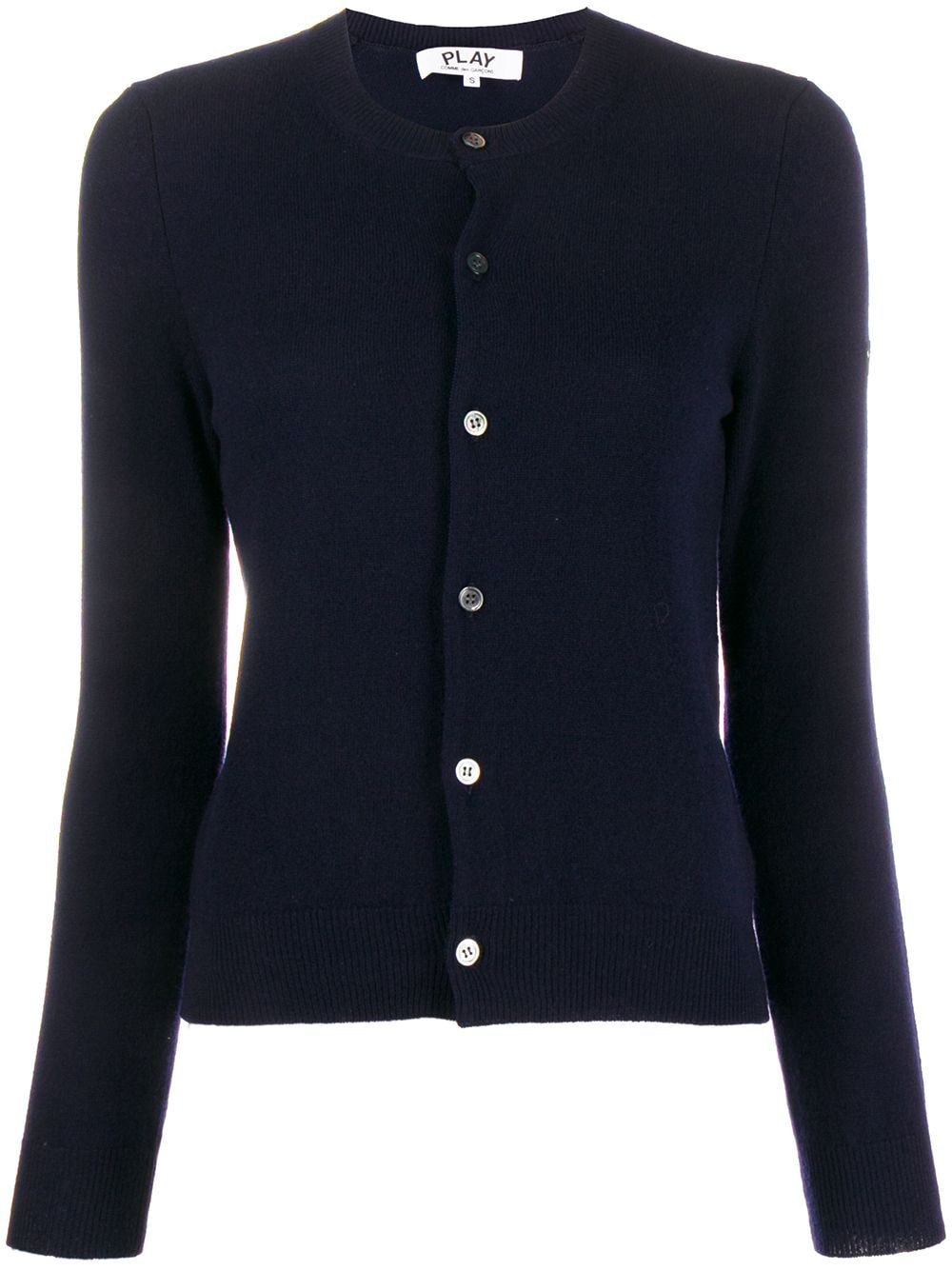 Comme Des Garçons Play Klassischer Cardigan - Blau von Comme Des Garçons Play