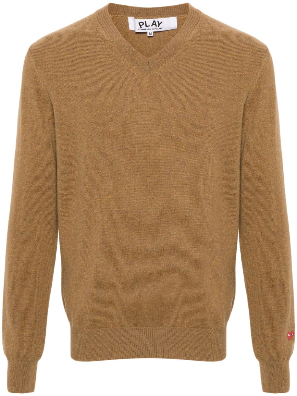 Comme Des Garçons Play Pullover mit Logo-Applikation - Braun von Comme Des Garçons Play