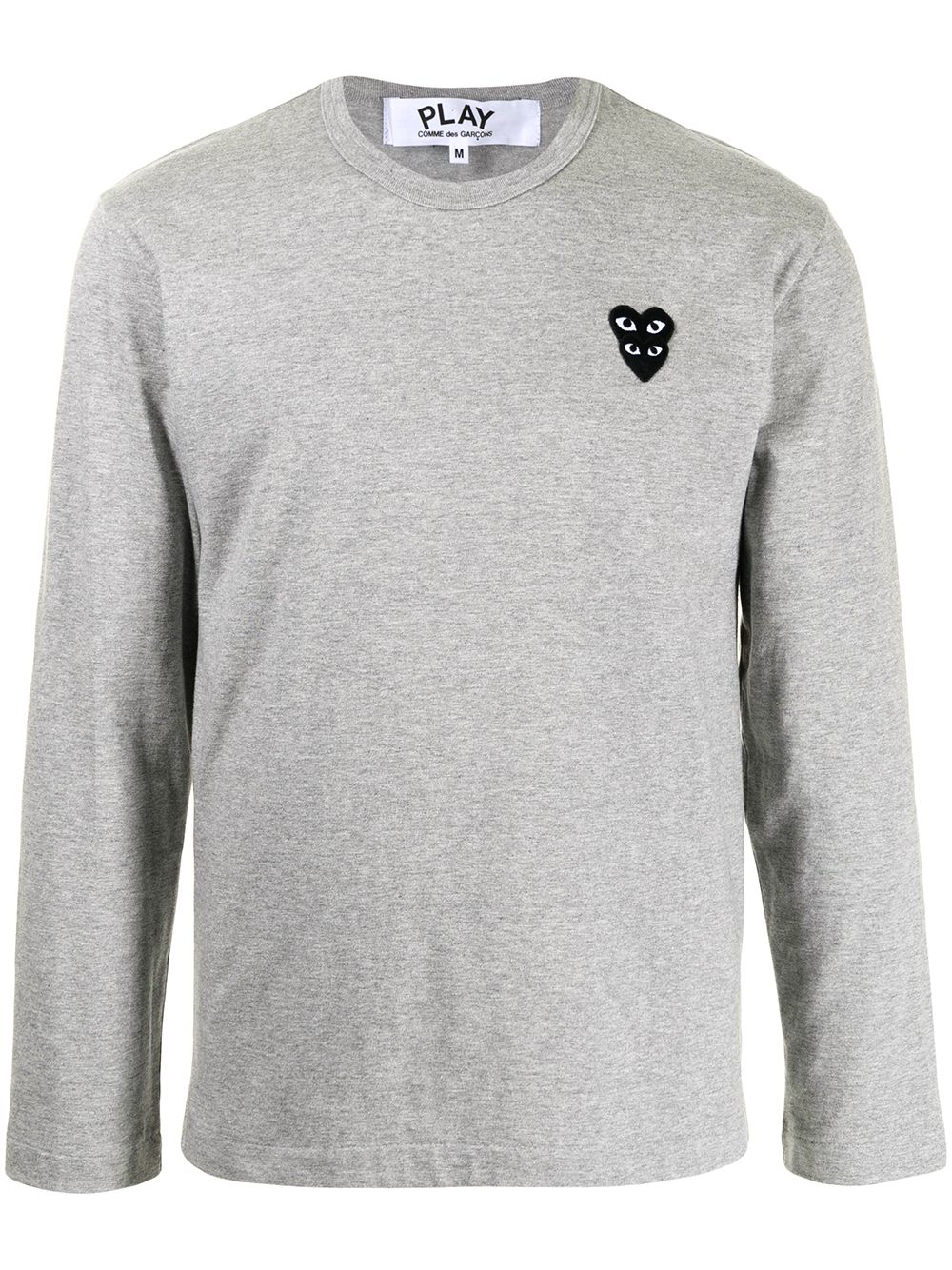 Comme Des Garçons Play Pullover mit Logo-Patch - Grau von Comme Des Garçons Play