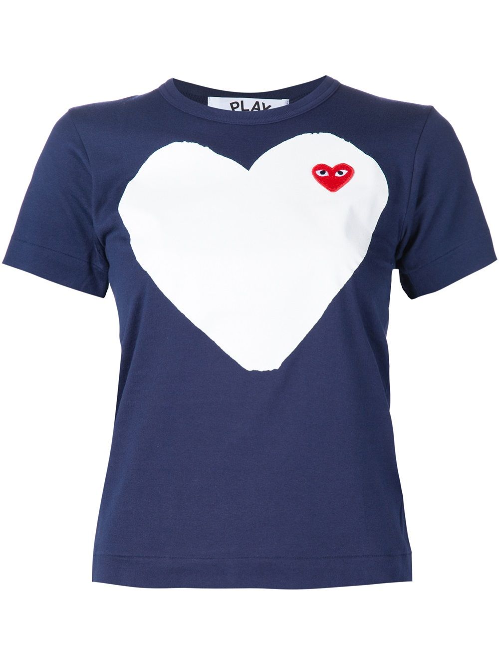 Comme Des Garçons Play T-Shirt mit Herz-Print - Blau von Comme Des Garçons Play